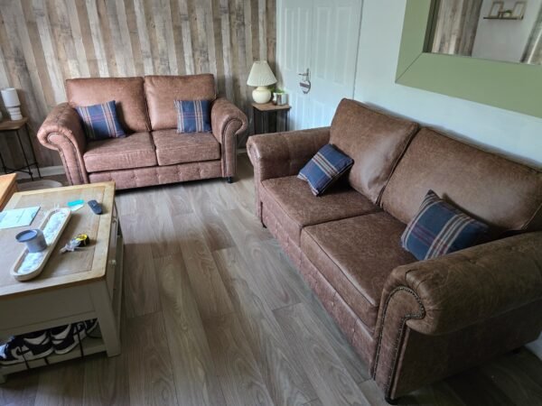 Oakland Suede Leather Sofa Collection