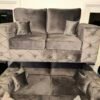 Ashton 3 and 2 Seater Sofa Set – Luxury Velvet Chesterfield