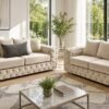 Ashton 3 and 2 Seater Sofa Set – Luxury Velvet Chesterfield
