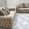 Ashton 3 and 2 Seater Sofa Set – Luxury Velvet Chesterfield