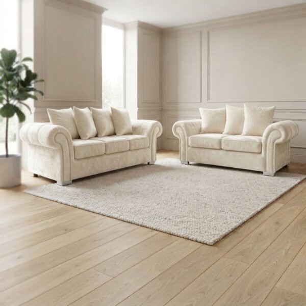 Ashwin 3+2 Seater Sofa – Scatter Back Sofa Set