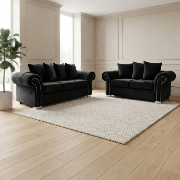 Ashwin 3+2 Seater Sofa – Scatter Back Sofa Set