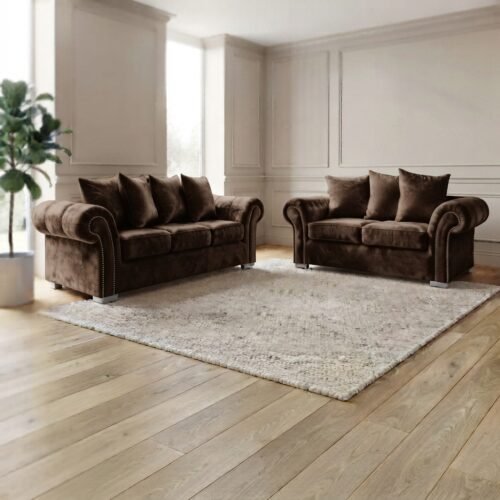Ashwin 3+2 Seater Sofa – Scatter Back Sofa Set