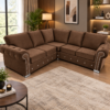 ASHWIN 5 Seater Corner Sofa – Multiple Colours Available