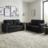 Lily (4) Lilly 3 + 2 Seater Sofa Set – Modern Lined Fabric Sofa Set