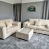 Lily (5) Lilly 3 + 2 Seater Sofa Set – Modern Lined Fabric Sofa Set
