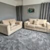 Lily (6) Lilly 3 + 2 Seater Sofa Set – Modern Lined Fabric Sofa Set
