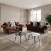Nicole Fabric 3+2 Seater Fullback Sofa Set