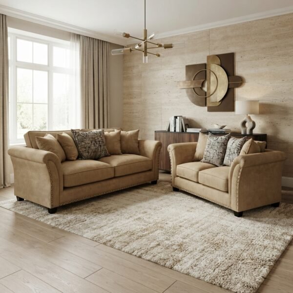 Harrison Fabric Sofa Set – 3+2 Seater