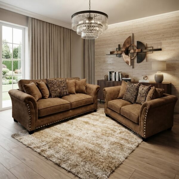 Harrison Fabric Sofa Set – 3+2 Seater