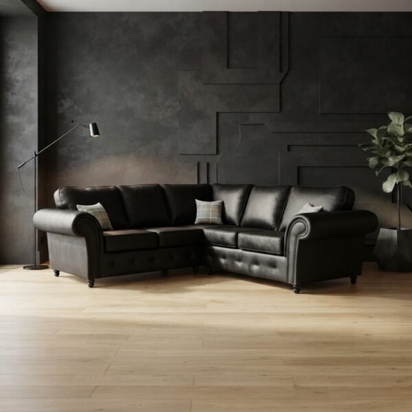 oakland-corner (3) Leather Oakland 5 Seater Corner Sofa